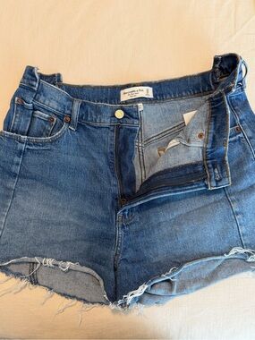 Abercrombie & Fitch Curve Love High Rise Mom Short